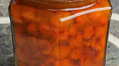 Sterilované brusinky (rybíz, rakytník) (Rakytník)