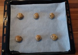 Americké sušenky (Sušenky vyskládané na plechu)