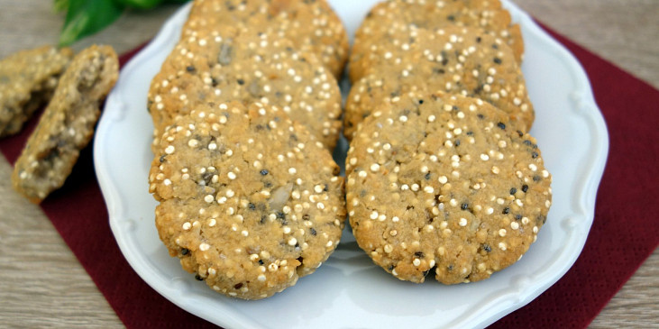 Arašídové sušenky s quinoou (bez lepku, mléka a vajec)
