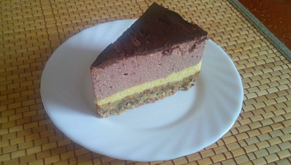 Čokoládový keto bezlepkový cheesecake