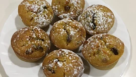 Hrníčkové muffiny s dýní hokkaido a s překvapením podle Eduarda