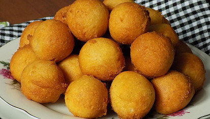 Mini-koblížky z kondenzovaného mléka