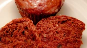 Perníkové muffiny s kandovaným ovocem a citronovou polevou