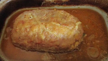 Plněná rolka z mletého masa à la sekaná