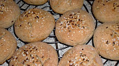 Plněné chlebánky z žitné mouky