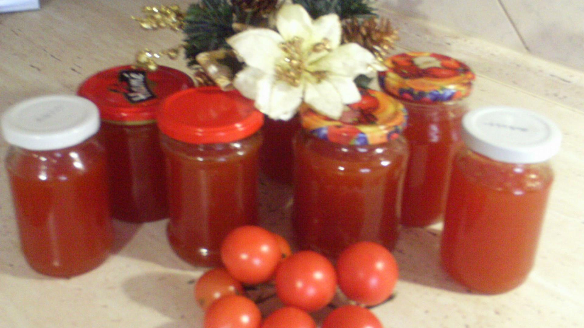 Vánoční rajčatová marmeláda