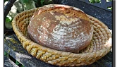 Grilovací pšenično-žitný chléb s otrubami