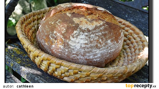 Grilovací pšenično-žitný chléb s otrubami