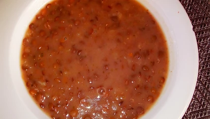 Jihočeská čočková polévka