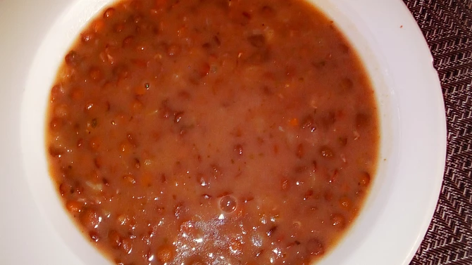 Jihočeská čočková polévka