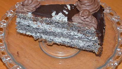 Makový dort