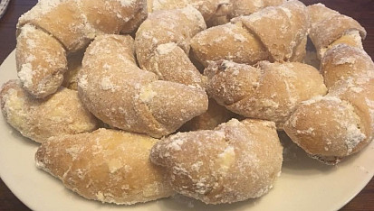 Svatomartinské rohlíčky, dnes upečeno, díky za recept , jsou skvělé !