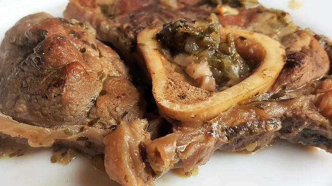 Telecí osso buco (bez tuku), Telecí ossobuco