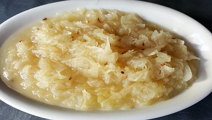 Kyselé zelí  (bez tuku), Kyselé zelí