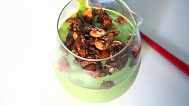 Mangovo-špenátové smoothie