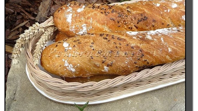 Kváskové kořenové bagety