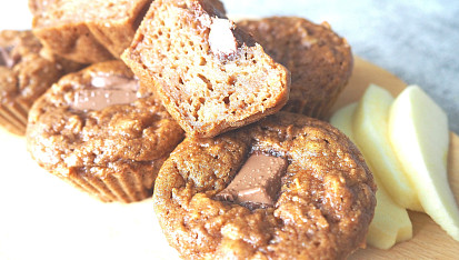 Muffiny s jablky