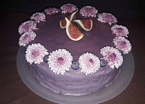 Punčový dort fialový
