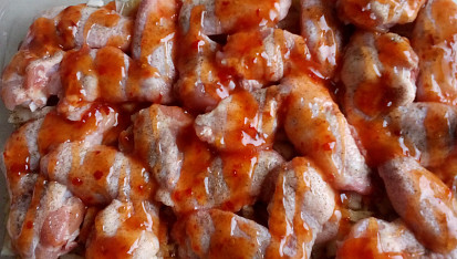 Pivní chilli kuře v cibulovém sosu