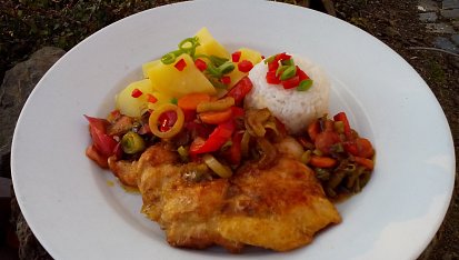 Kuřecí steak ze stehna a la čína