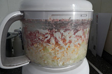 ingredience melu v mixéri