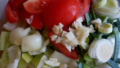 Tandoori masovo-zeleninová směs
