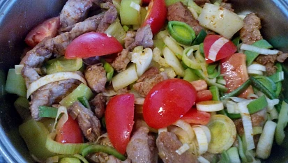Tandoori masovo-zeleninová směs