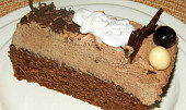 Čokoládový dort s fondánovými sněhuláky (Čokoládový dort)