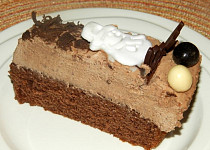 Čokoládový dort s fondánovými sněhuláky