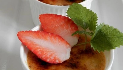 Crème Brûlée s vanilkou