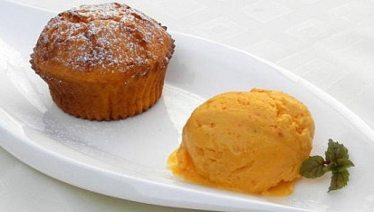 Dýňové muffiny a dýňová zmrzlina, Dýňové muffíny a dýňová zmrzlina