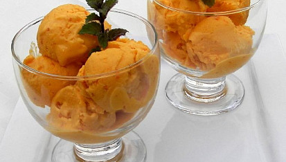 Dýňové muffiny a dýňová zmrzlina, Dýňová zmrzlina