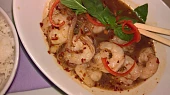 Krevety s tamarindovou omáčkou - koong sauce ma kaam