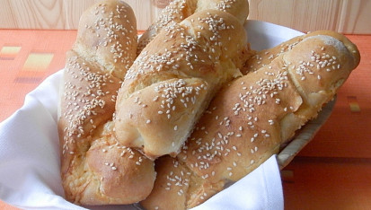 Křupavé rohlíky se sýrem, Křupavé rohlíky se salámovým sýrem