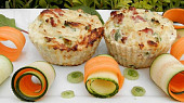 Květákové muffiny s uzeným masem a sýrem (Květákové muffiny s uzeným masem a sýrem)
