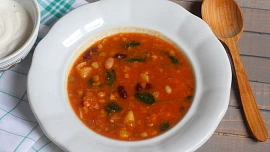 Luštěninová polévka podle Alberta