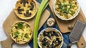 Mini quiche čtyřikrát jinak