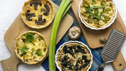 Mini quiche čtyřikrát jinak