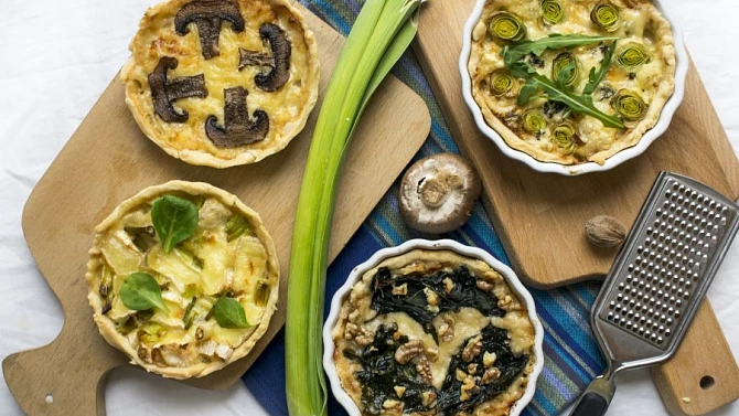 Mini quiche čtyřikrát jinak