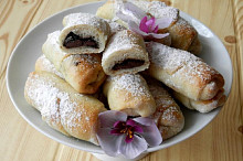Mini rohlíčky s čokoládou
