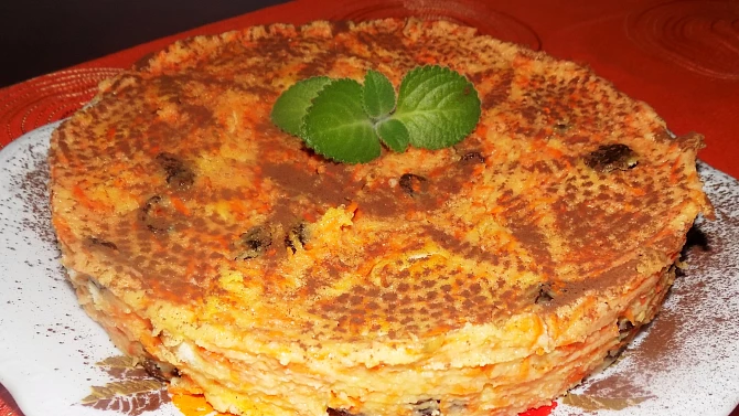 Mrkvový dort bez pečení