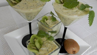 Pomerančový krém, Kiwi krém