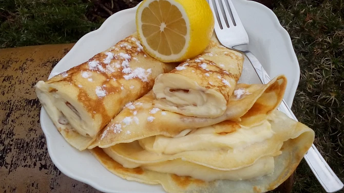 Citronové / pomerančové palačinky