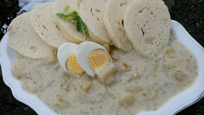 Kedlubnová omáčka s koprem