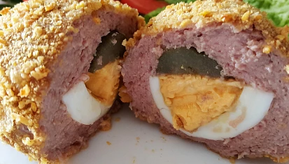 Plněné kuřecí karbanátky (bez tuku), Plněné kuřecí karbanátky (bez tuku)