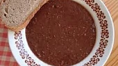 Polévka z kroupového jelítka - "prdelačka"