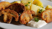 Smažené žampiony