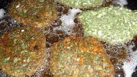 Špenátové placičky (smaženky) se sýrem