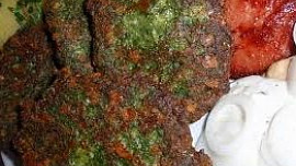 Špenátové placičky (smaženky) se sýrem