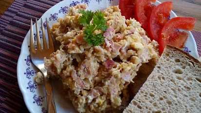 Vločková smaženice (nejen) s droždím